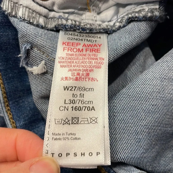 𝅺NWOT TopShop Jamie jeans - Picture 8 of 13